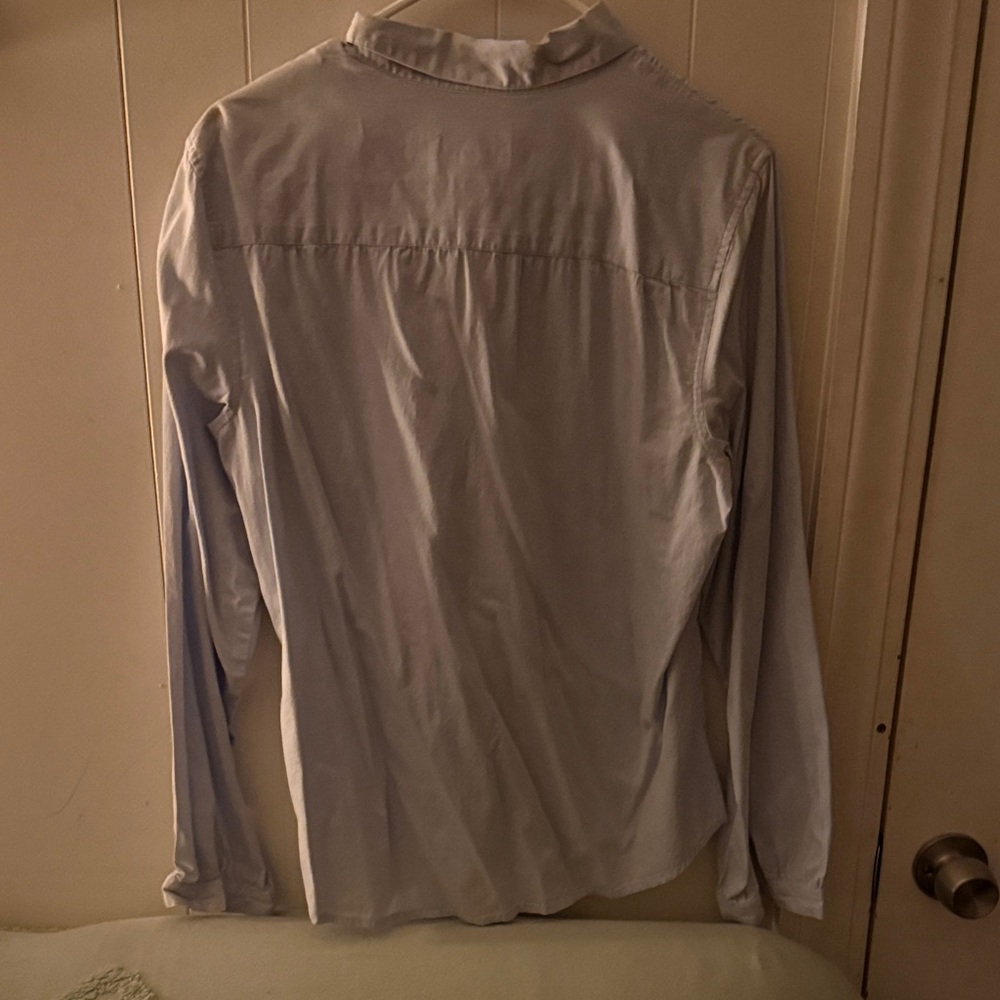 Talbots Women's Light Blue Blouse - Picture 2 of 3